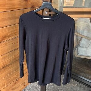 Treasure & Bond Basic Black Longsleeve Size 1X